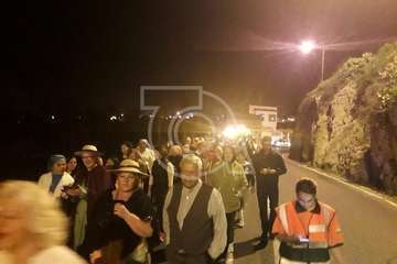 Peregrinación desde San Juan hacia Jinámar. ofrenda, reparto del potaje y festival folclórico (Foto TA y TF)